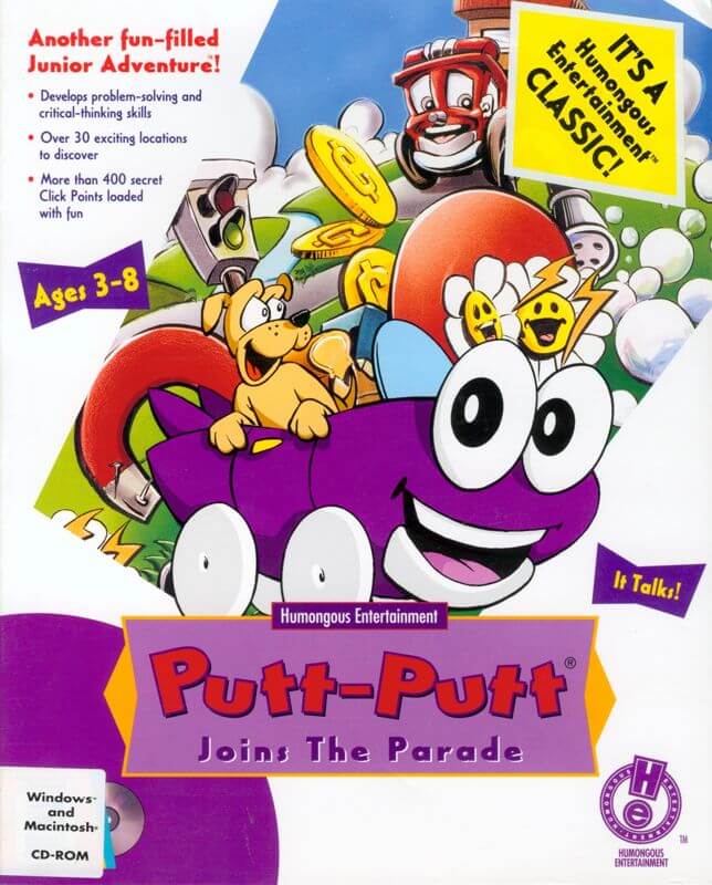 Лицензионный диск Putt-Putt Joins the Parade для Windows